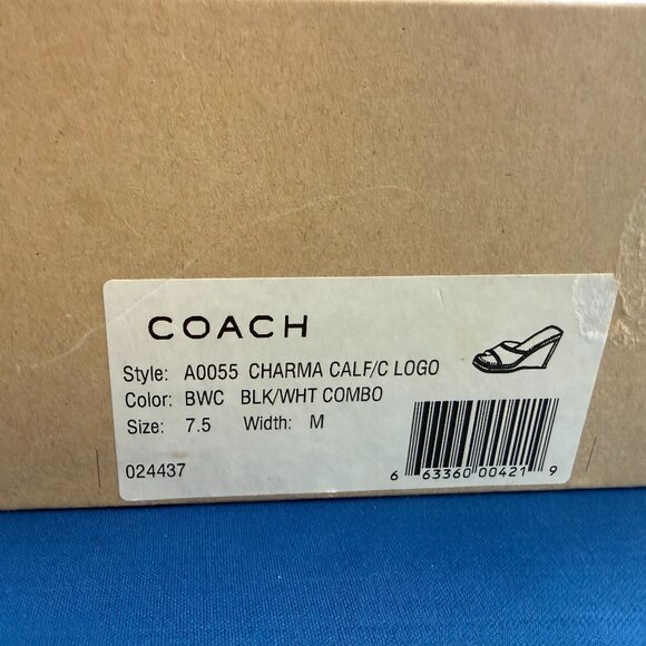Coach logo platform slides-Size 7.5 - Picture 3 of 3